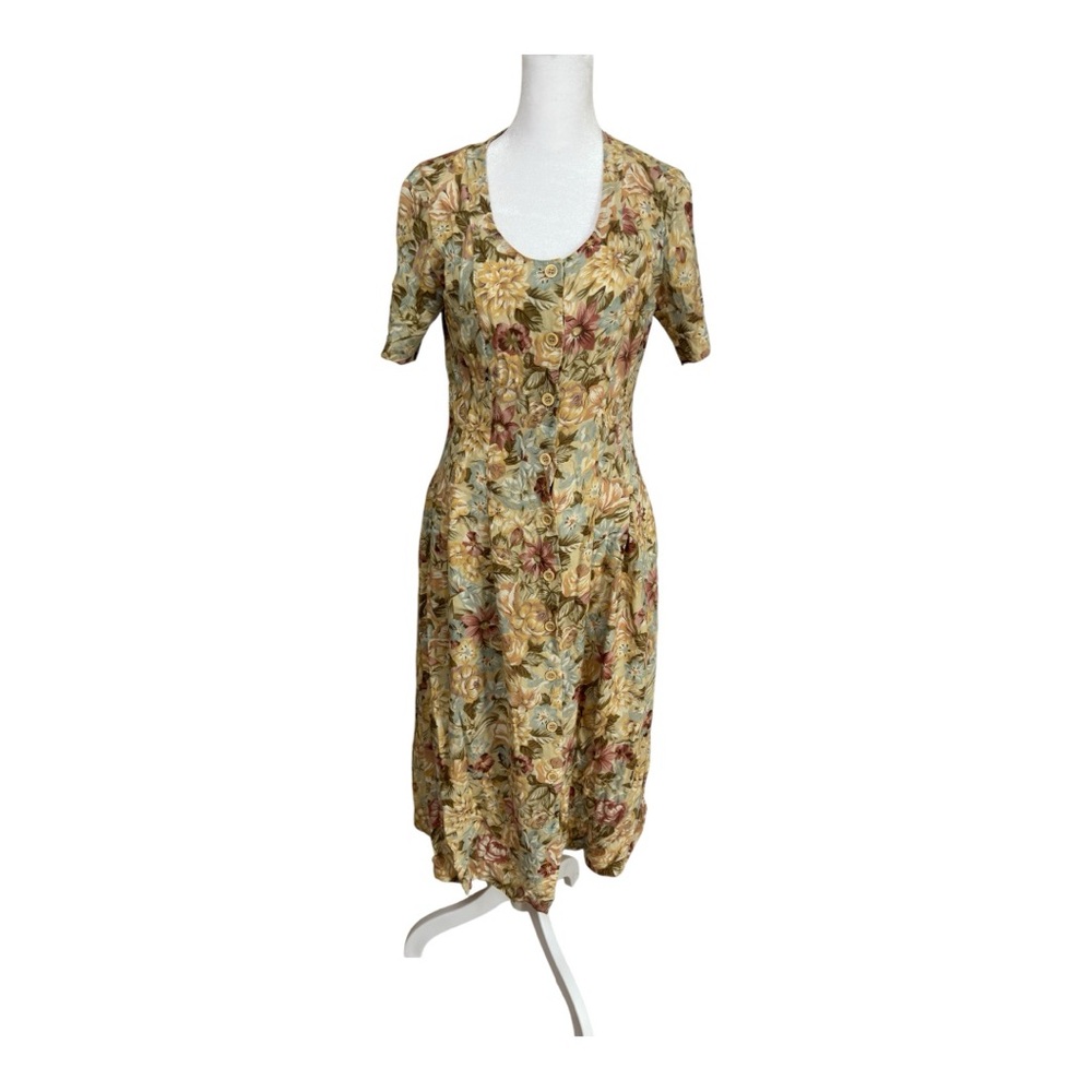 Vintage 80s Floral Dress